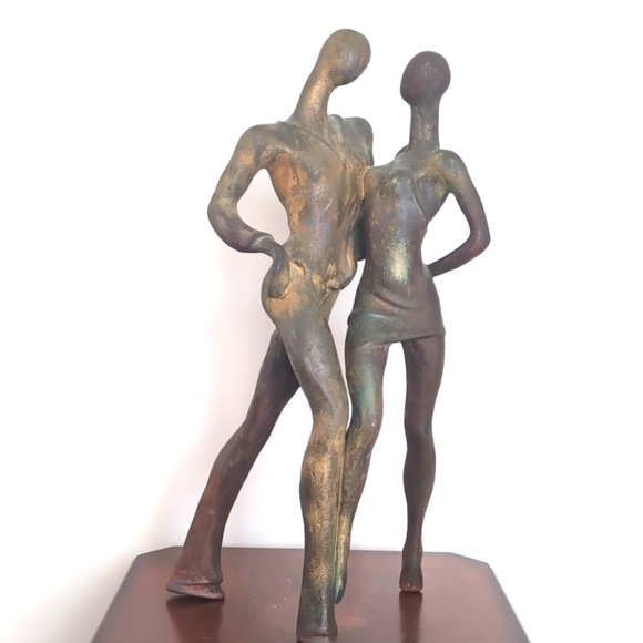 Vintage George Tudzarov Sensual Dancers Signed Zaro Sculpture Statue Figurine - Picture 8 of 8